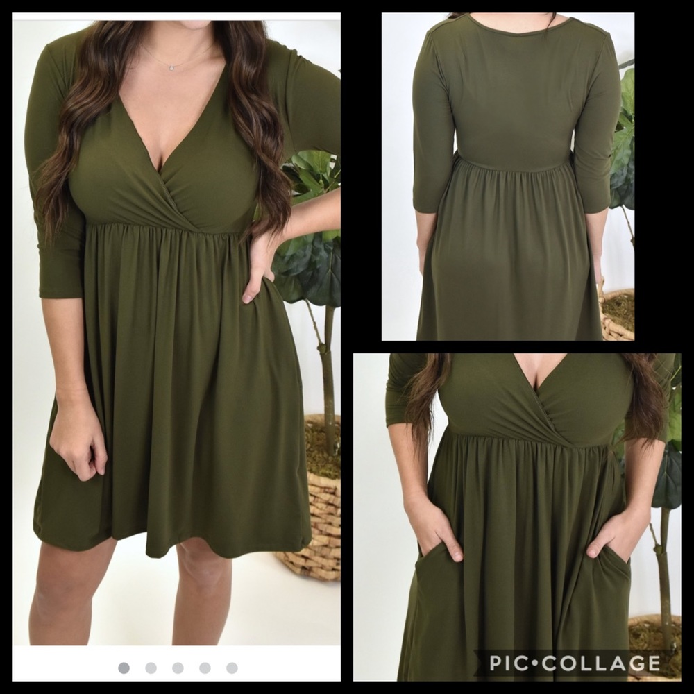 Olive dress